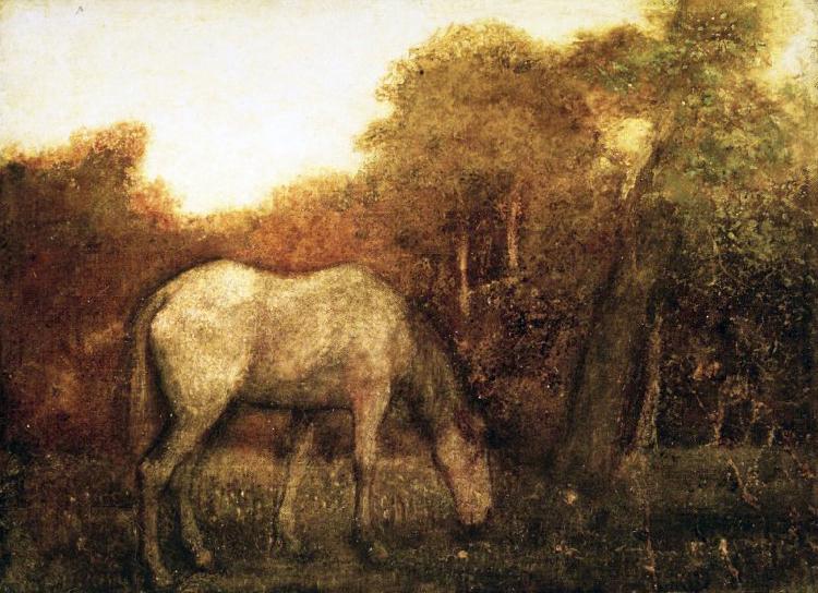 Albert Pinkham Ryder The Grazing Horse Germany oil painting art